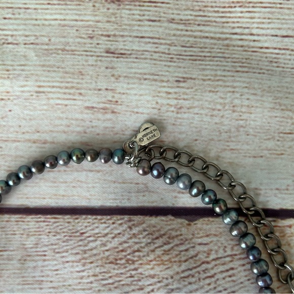 Kenneth Jay Lane Gray Freshwater Pearl Choker - Picture 5 of 7